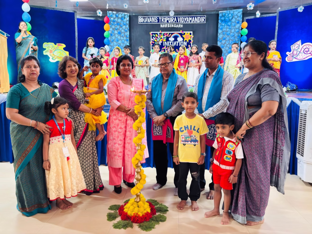 Bhavan’s Tripura Vidyamandir Welcomes Young Learners with Initiation Programme 3 9cc177f3 d839 4c72 9baa 213ecfaa5e7d 1