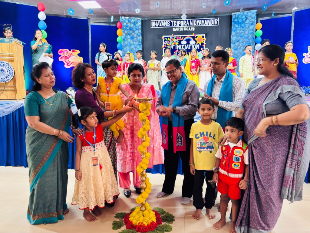 Bhavan’s Tripura Vidyamandir Welcomes Young Learners with Initiation Programme 2 b390e3e2 a3c5 4fdd 9804 0e92a5024272 1