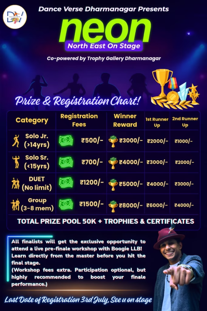 Dance Verse Dharmanagar Launches NEON 2025 – North East’s Premier Dance Championship 3 b2fe57d9 0531 4e9e afd1 e0f287eca9aa 1