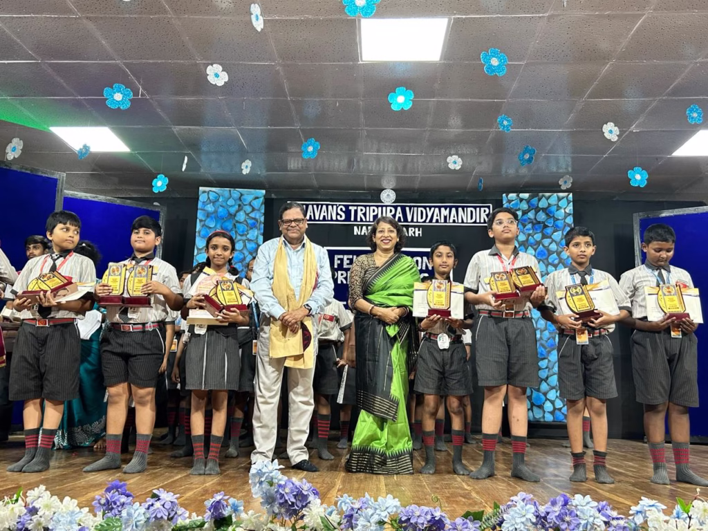 Bhavan’s Tripura Vidyamandir Felicitates Top Students for Academic Excellence 2 WhatsApp Image 2025 08 09 at 6.14.57 PM 1