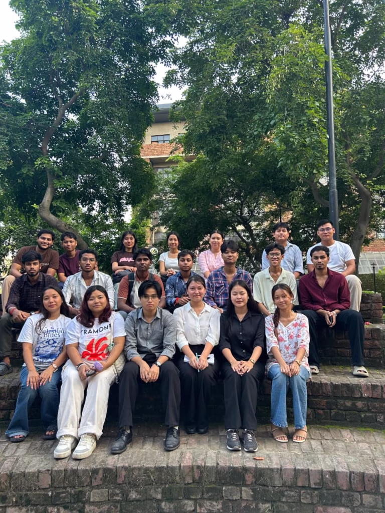 Executive Members with few Freshers