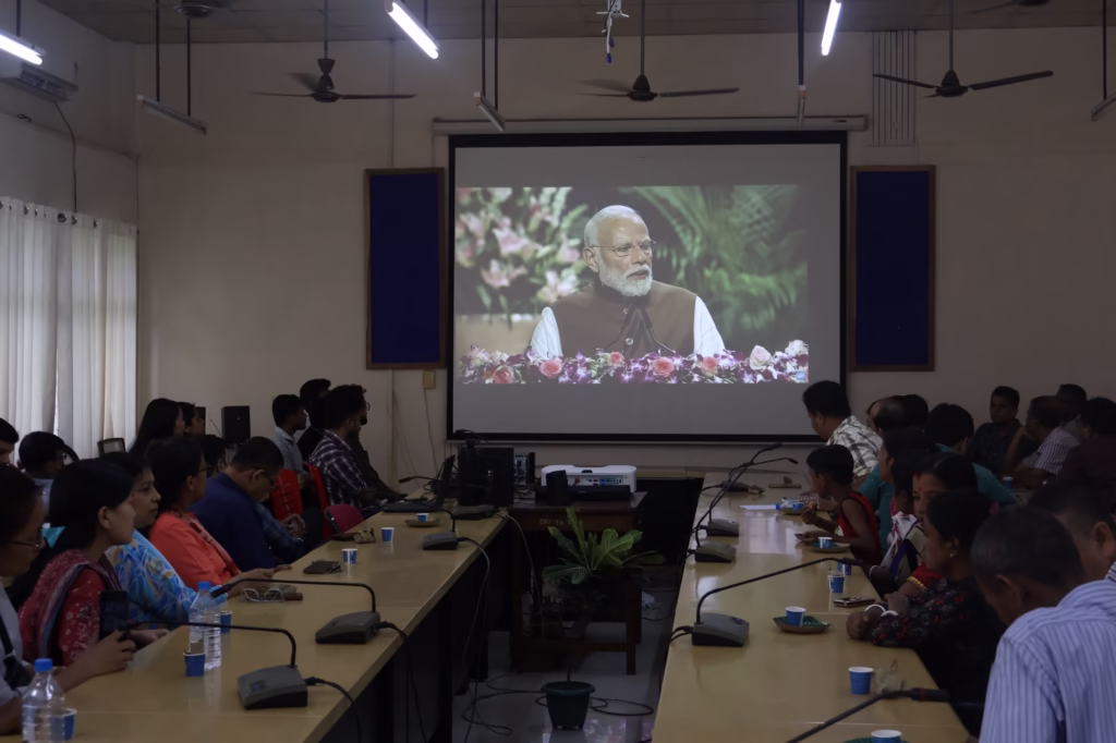 College of Fisheries Participates in Live Web Telecast of PM’s Agricultural Schemes Launch 2 img 2811