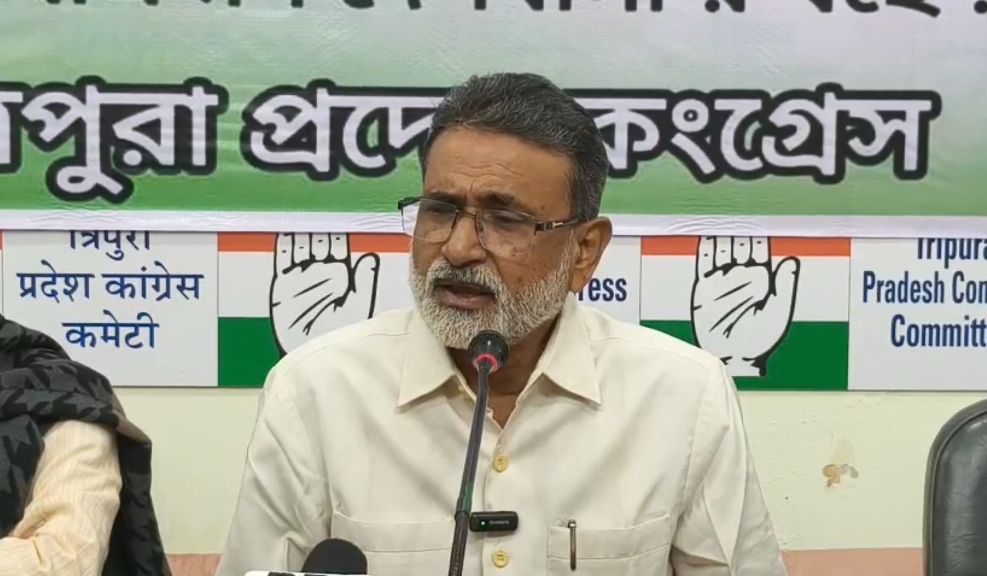 Rule Of Law Has Collapsed In Tripura, Says Congress Chief Saha - Aguli