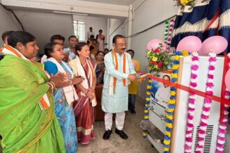 rs mp rajib bhattacharjee inaugurates ro water purification project at ramthakur girls school