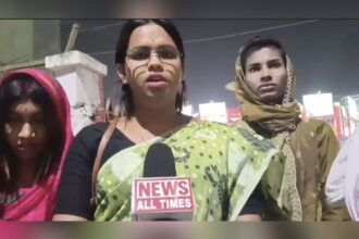 transgender board stands beside trans woman tortured by in laws