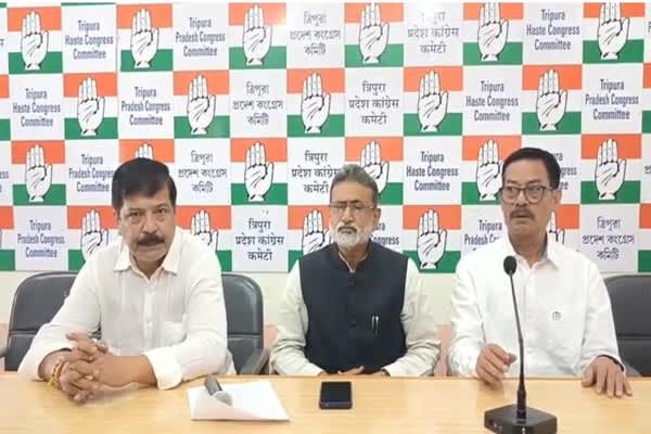 tripura congress finalizes strategy candidate list to contest all 28 adc seats with regional allies