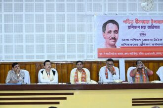 tripura sc welfare minister stresses importance of training for party cadres