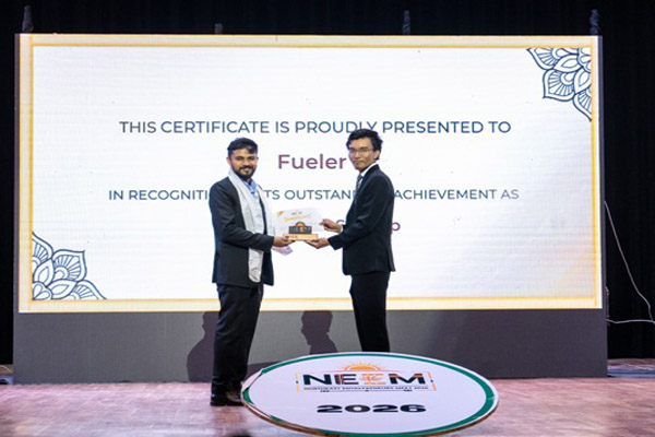 tripura startup fueler wins tech startup award 2026 at neem meet