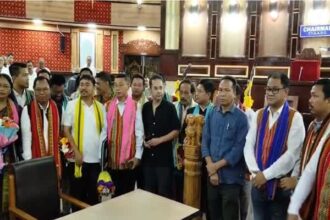 24 tipra motha mdcs sworn in at khumulwng pradyot calls for youth centric reforms