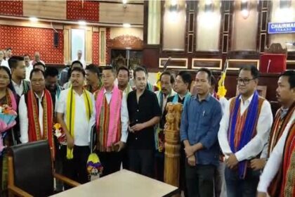 24 tipra motha mdcs sworn in at khumulwng pradyot calls for youth centric reforms