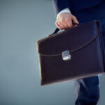 close up briefcase