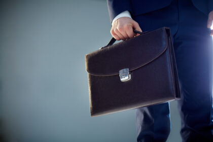 close up briefcase