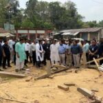 cm manik saha visits violence hit adc areas assures support to bjp workers