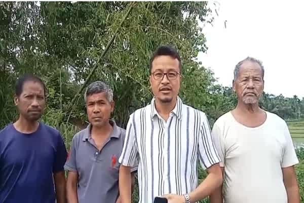 heavy rain ravages farmers fields in barkathal mos brishaketu debbarma voices concern