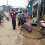 major accident narrowly avoided in kalyanpur market