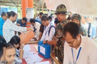 polling staff move under heavy security ahead of adc elections