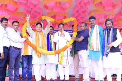 tripura chief minister rallies tribal support ahead of adc polls