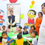 tripura sw se minister inaugurates new anganwadi centre in charipara