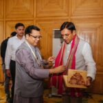 tripura youth affairs sports minister tinku roy joins national chintan shivir in srinagar