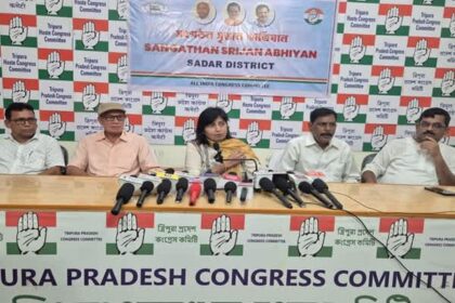 vijayalakshmi sadhu calls for grassroots revival of congress in tripura