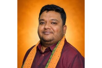 abhishek debroy appointed new president of tripura bjp