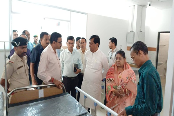 mayor dipak majumder reviews agartala civil hospital promises early opening for citizens