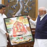 tripura cm meets pm modi congratulates on 12 years of public service