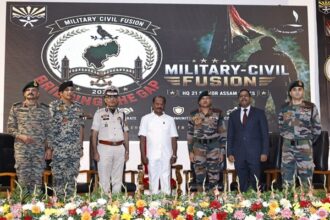 tripura will emerge as a model security state governor calls for strong military civil synergy