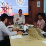 trlm holds high level review meeting to finalise moa for modernising pig farming