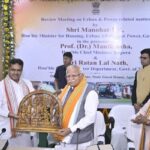 union minister manohar lal khattar reviews power sector in tripura