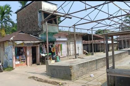 controversy erupts over demolition of market shed in north tripura