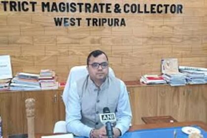 dm vishal kumar details preparations for amit shahs tripura visit