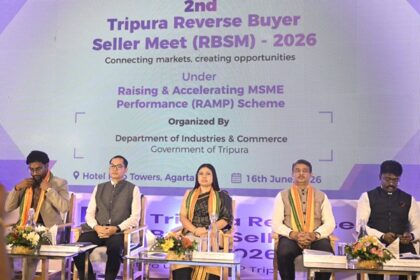 tripura hosts 2nd reverse buyer seller meet minister santana chakma highlights global opportunities for local industries