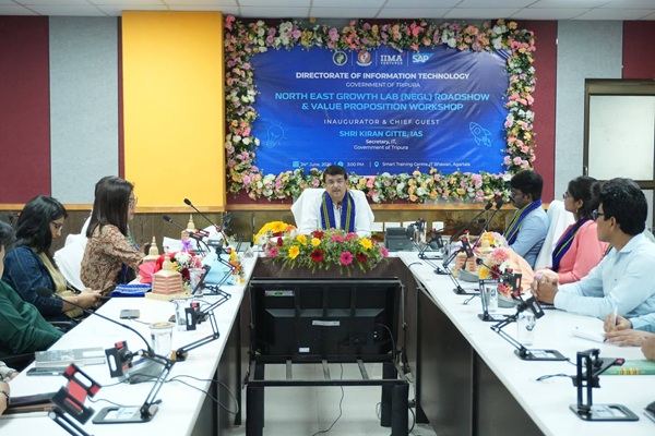 tripura hosts northeast growth lab roadshow to boost startup innovation