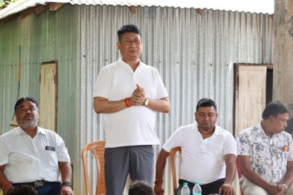 tripura tribal welfare minister reviews local issues at booth meeting in chakmaghat