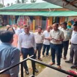 west tripura dm inspects civic works in jirania sub division