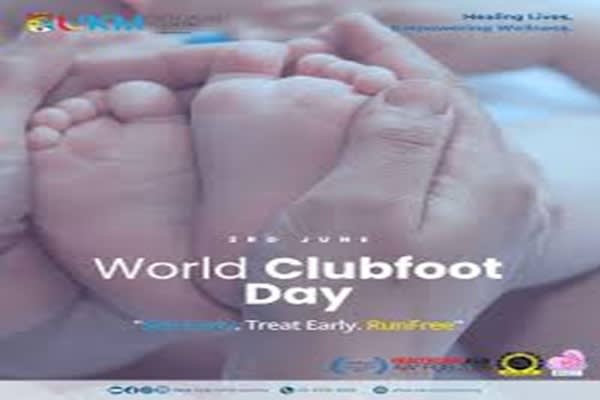 world clubfoot day observed at north tripura district hospital with awareness drive