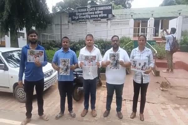 youth congress moves tripura human rights commission against crpf officer