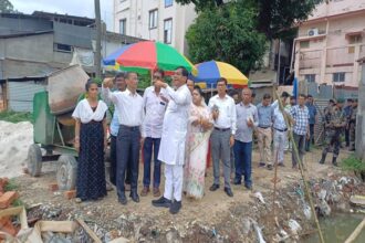 amc steps up to restore historic prabhu bari pond mayor visits site