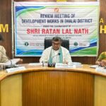dhalai district guardian minister chairs first meeting to chart development roadmap