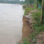 erosion leaves people living in river banks anxious in melaghar