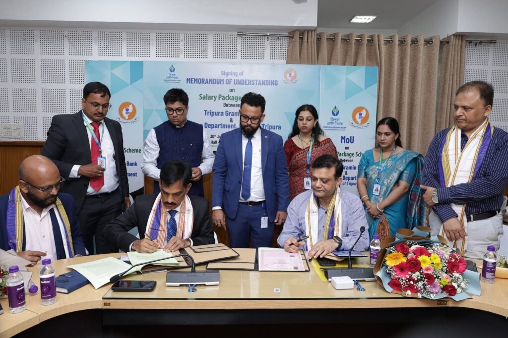 Tripura Gramin Bank and Finance Department, Government of Tripura Sign Historic MoU to Strengthen Employee Welfare through Salary Package Scheme 2 fb img 17854171605812539619317887954514