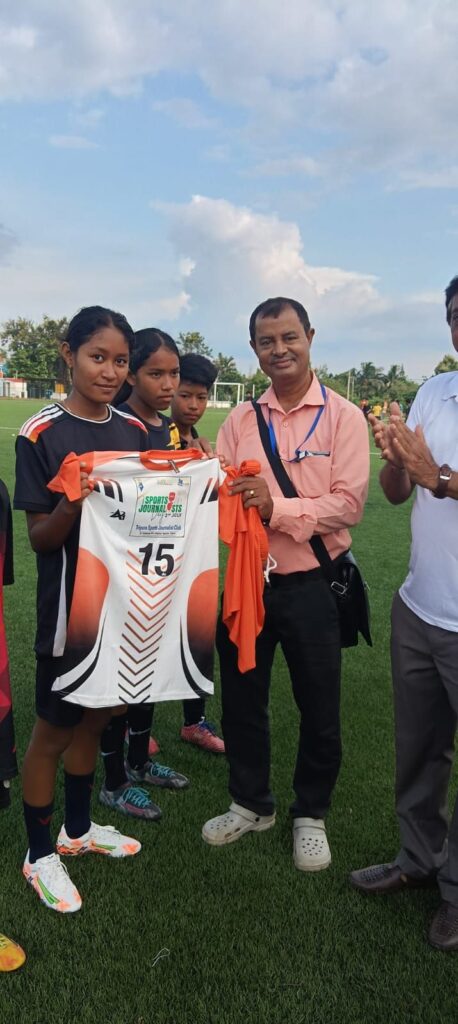 World Sports Journalists Day: Tripura Sports Journalists Club Distributes Jerseys and Sports Kits to Jampuijala Women Footballers 6 img 20260702 wa00535290409218470909660
