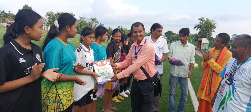World Sports Journalists Day: Tripura Sports Journalists Club Distributes Jerseys and Sports Kits to Jampuijala Women Footballers 4 img 20260702 wa00595846733842021615963