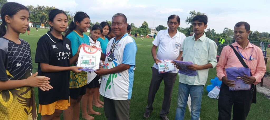 World Sports Journalists Day: Tripura Sports Journalists Club Distributes Jerseys and Sports Kits to Jampuijala Women Footballers 2 img 20260702 wa00638859842569453983351