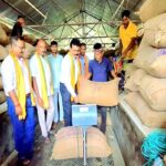 paddy procurement begins at jolaibari sabroom