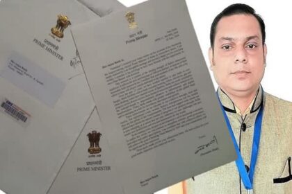 pm modis record breaking tenure marked by personal letter to tripura science teacher anjan banik