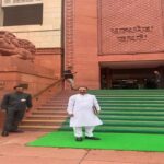 rajya sabha mp rajib bhattacharjee attends opening day of monsoon session in delhi