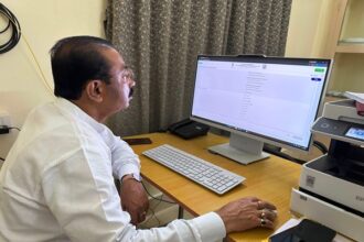 rajya sabha mp rajib bhattacharjee leads by example in digital census drive