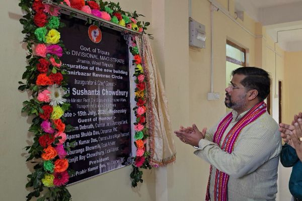 sushanta opens new revenue circle office distributes pmay 2 0 work orders